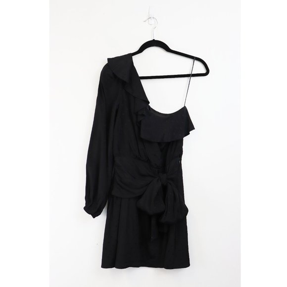 Revolve Dresses & Skirts - Revolve One Shoulder Ruffle Waist Tie Mini Dress